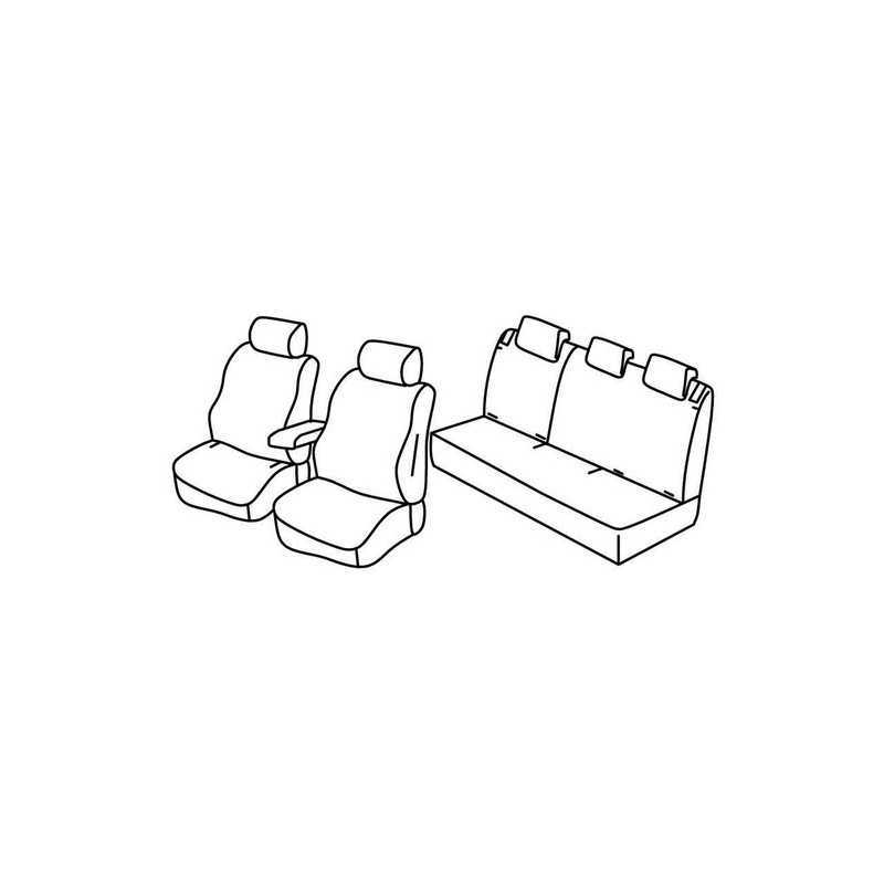 Set coprisedili Superior - Grigio Nero - Citroen C3 Aircross (10 17 )