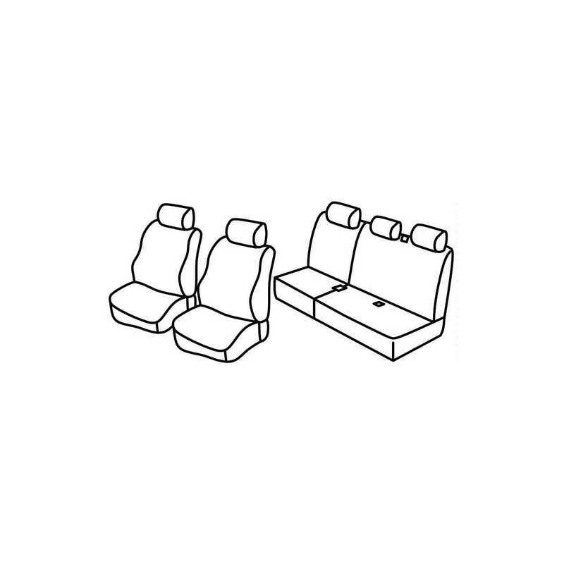 Set coprisedili Superior - Nocciola - Dacia Logan MCV 5p (02 07 06 13)