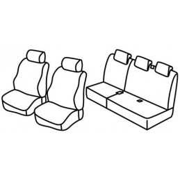 Set coprisedili Superior - Nocciola - Dacia Logan MCV 5p (02 07 06 13)