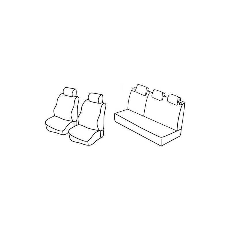 Set coprisedili Superior - Grigio Nero - Dacia Logan MCV 5p (Ambiance Laureate) (10 13 )
