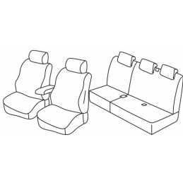 Set coprisedili Superior - Grigio Nero - Dacia Lodgy (05 12 )