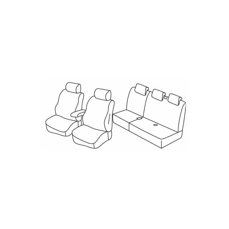 Set coprisedili Superior - Nero Blu - Dacia Lodgy (05 12 )