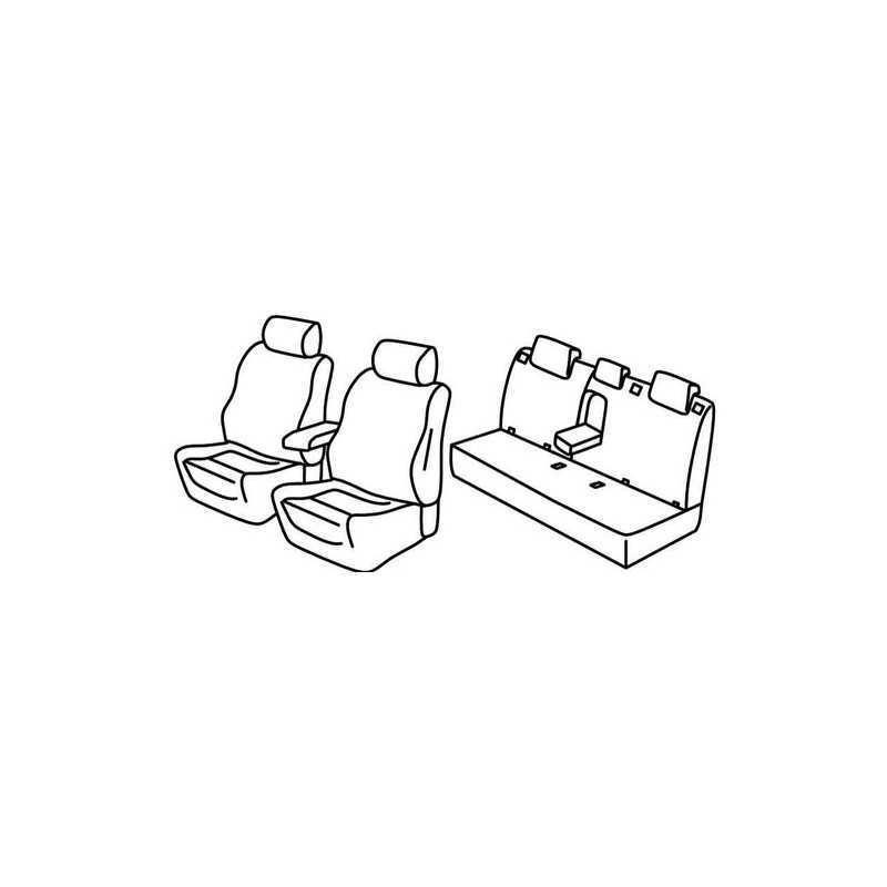Set coprisedili Superior - Grigio Nero - Fiat Tipo 5p (05 16 )