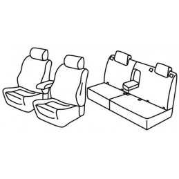 Set coprisedili Superior - Nero Grigio - Fiat Tipo sw (09 16 )