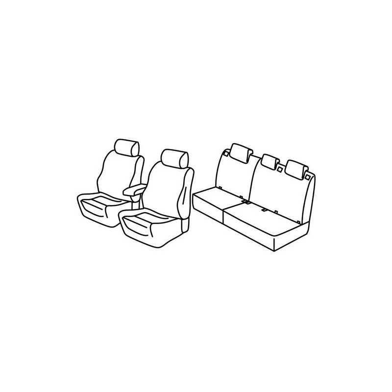 Set coprisedili Superior - Nocciola - Fiat Tipo sw (09 16 )