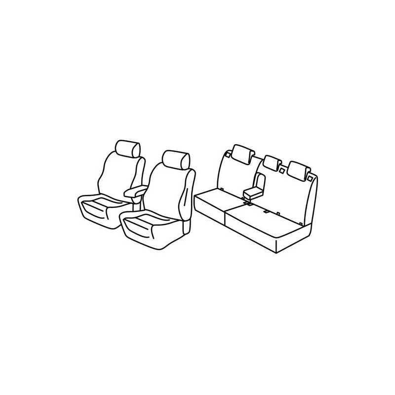 Set coprisedili Superior - Nocciola - Fiat Tipo sw (09 16 )