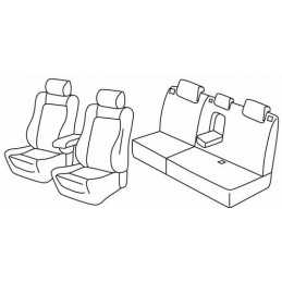 Set coprisedili Superior - Beige - Ford Kuga (Titanium) (03 13 )