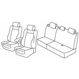Set coprisedili Superior - Nero Grigio - Ford Kuga (03 13 )