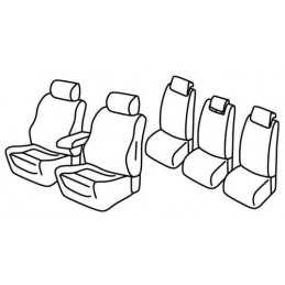 Set coprisedili Superior - Grigio Nero - Ford C-Max 7 (11 10 )