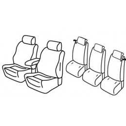 Set coprisedili Superior - Nero Grigio - Ford C-Max (11 10 )