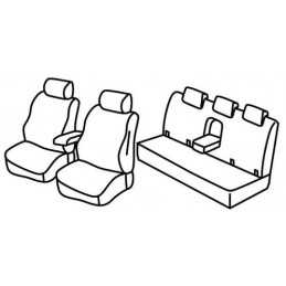 Set coprisedili Superior - Nero Grigio - Ford Ranger (XLT) (09 15 )