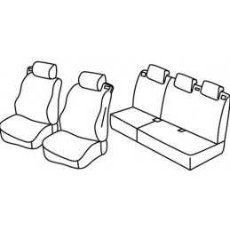 Set coprisedili Superior - Beige - Ford B-Max (10 12 07 18)