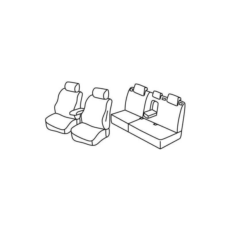 Set coprisedili Superior - Nocciola - Ford Mondeo 4p (05 07 10 14) - Ford Mondeo Wagon (05 07 10 14)