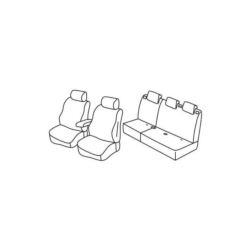 Set coprisedili Superior - Nero Grigio - Ford Ecosport (02 18 )