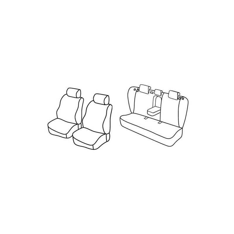 Set coprisedili Superior - Nero Rosso - Hyundai i40 Wagon (07 11 )