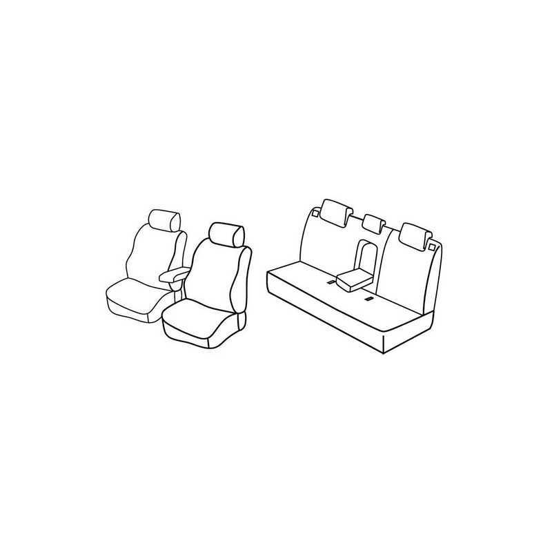 Set coprisedili Superior - Grigio Nero - Hyundai ix35 (03 10 08 13)