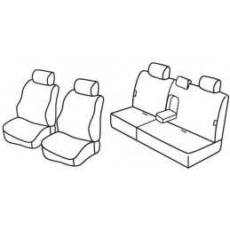 Set coprisedili Superior - Beige - Hyundai Santa Fe (01 01 02 06)