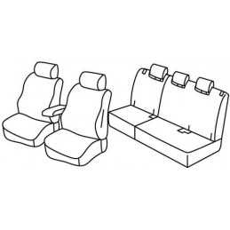 Set coprisedili Superior - Beige - Honda Jazz (Trend) (09 15 )