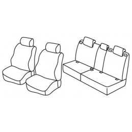 Set coprisedili Superior - Grigio Nero - Kia Sorento (11 09 01 15)