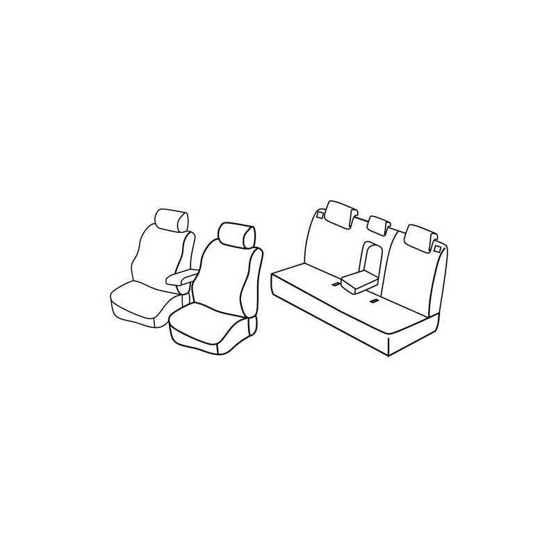 Set coprisedili Superior - Nero Blu - Kia Sportage (09 10 02 16)