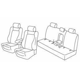 Set coprisedili Superior - Nocciola - Kia Sportage (Ex Style) (03 16 )