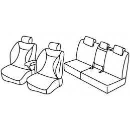Set coprisedili Superior - Nero Blu - Kia Sorento (Exclusive) (02 15 )