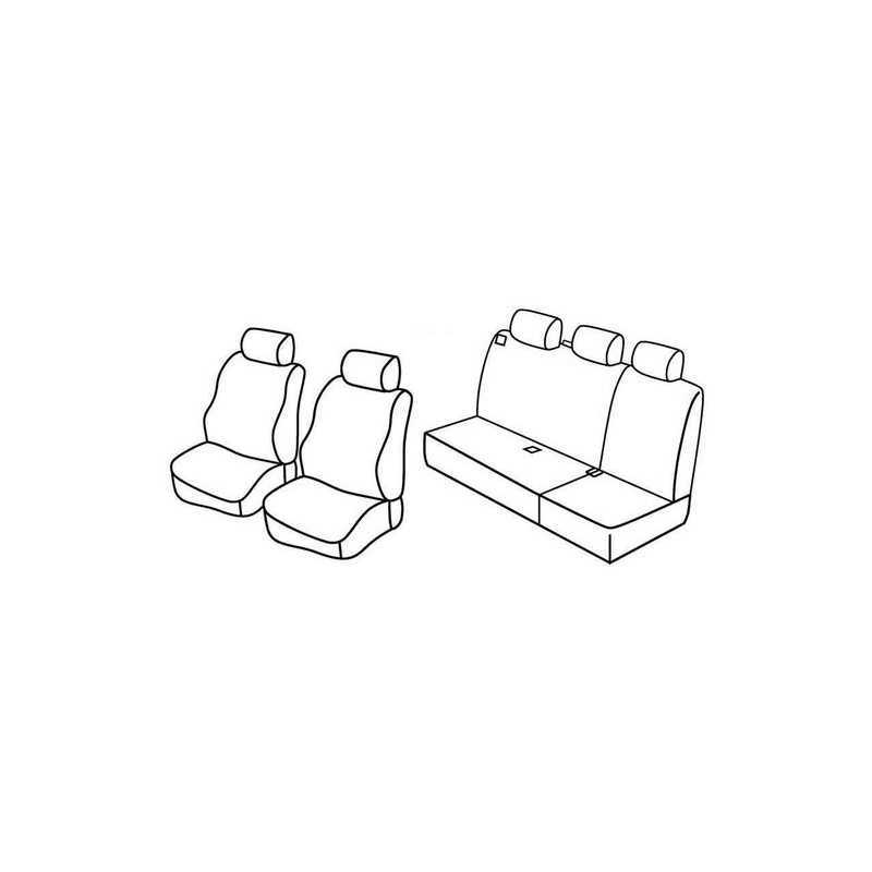 Set coprisedili Superior - Grigio Nero - Land Rover Freelander (fino al 9 2003) (10 97 09 03)
