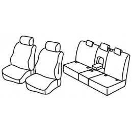 Set coprisedili Superior - Grigio Nero - Land Rover Discovery (01 17 )