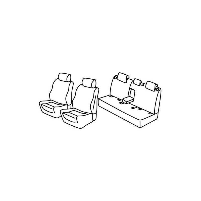 Set coprisedili Superior - Nocciola - Land Rover Evoque 5p (09 15 12 18)