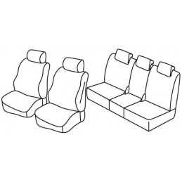 Set coprisedili Superior - Nocciola - Mazda 5 5p (08 05 10 10)