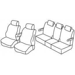 Set coprisedili Superior - Nocciola - Mazda 5 5p (08 05 10 10)