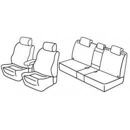 Set coprisedili Superior - Grigio Nero - Mazda CX-5 (04 12 05 17)