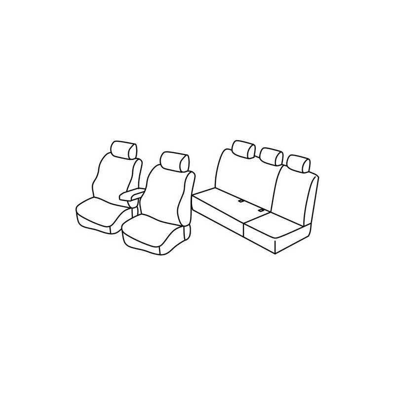 Set coprisedili Superior - Beige - Mercedes Classe A 5p (05 97 08 04)