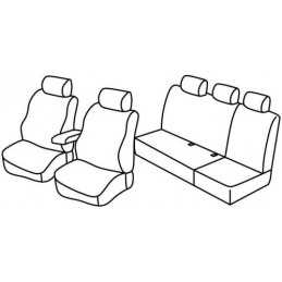 Set coprisedili Superior - Grigio Nero - Mercedes Classe A 5p (05 97 08 04)