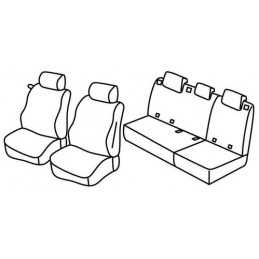 Set coprisedili Superior - Nocciola - Mercedes Classe A 5p (09 04 09 12)