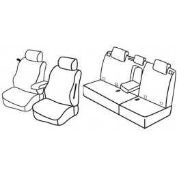 Set coprisedili Superior - Grigio Nero - Mercedes Classe B (05 05 09 11)
