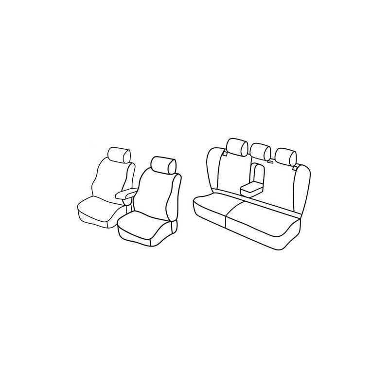 Set coprisedili Superior - Nocciola - Mercedes Classe C 4p (fino al 3 2004) (05 00 03 04)