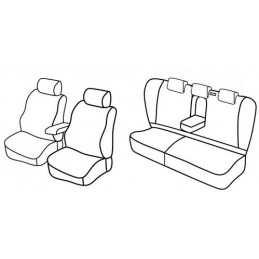 Set coprisedili Superior - Beige - Mercedes Classe C 4p (dal 4 2004) (04 04 01 07)