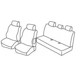 Set coprisedili Superior - Nocciola - Mercedes Classe C 4p (02 07 02 14)