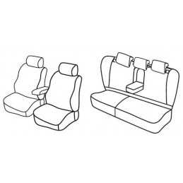 Set coprisedili Superior - Beige - Mercedes Classe C sw (dal 4 2004) (04 04 12 07)