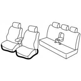 Set coprisedili Superior - Nocciola - Mercedes Classe E 4p (No Sport) (03 02 02 09)