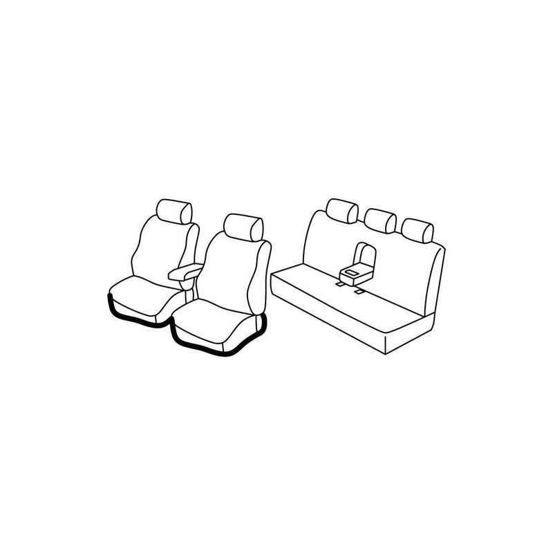Set coprisedili Superior - Nocciola - Mercedes Classe E 4p (No Sport) (03 02 02 09)