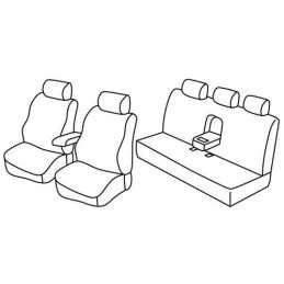 Set coprisedili Superior - Nocciola - Mercedes Classe E 4p (No Sport) (03 02 02 09)