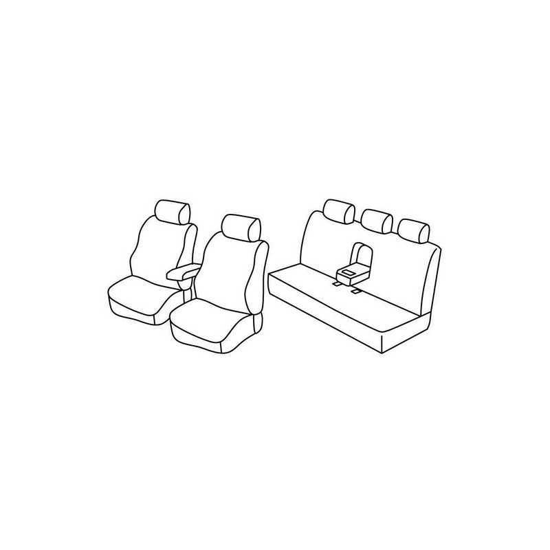 Set coprisedili Superior - Nocciola - Mercedes Classe E 4p (No Sport) (03 02 02 09)