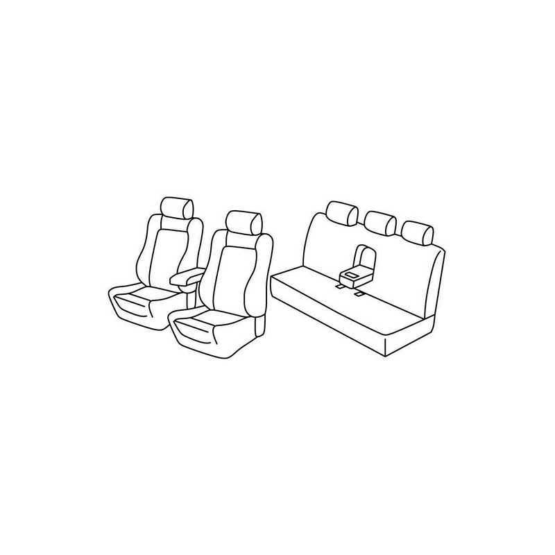 Set coprisedili Superior - Nocciola - Mercedes Classe E 4p (Sport) (03 02 02 09)