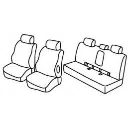 Set coprisedili Superior - Nocciola - Mercedes Classe E 4p (03 09 06 16)