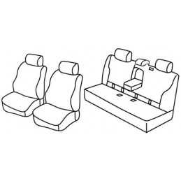 Set coprisedili Superior - Beige - Mercedes Classe E 4p (03 09 06 16)