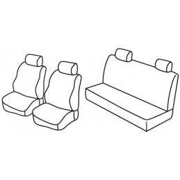 Set coprisedili Superior - Nocciola - Mercedes Classe G (09 08 01 18)