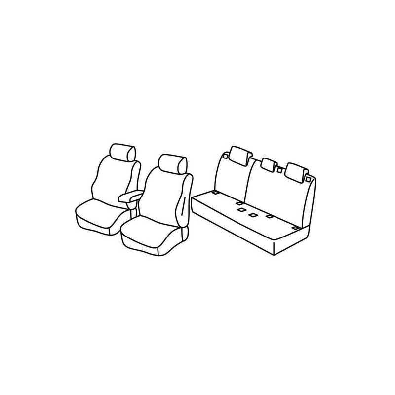Set coprisedili Superior - Nocciola - Mercedes Classe A 5p (10 12 05 18)