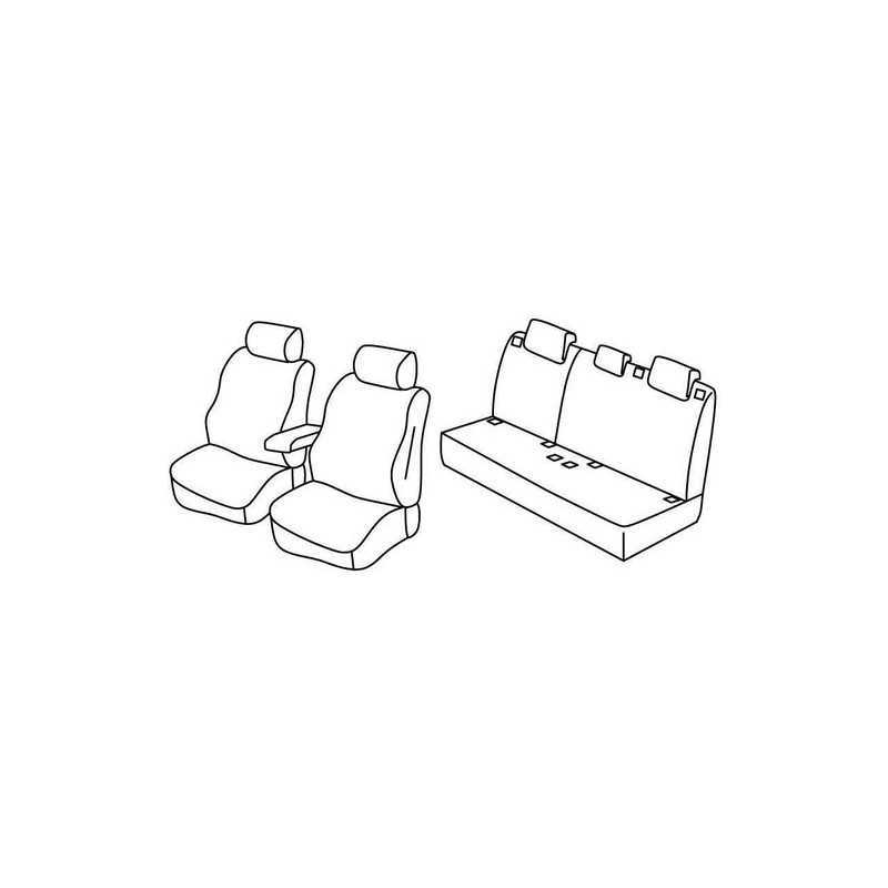 Set coprisedili Superior - Nocciola - Mercedes Classe A 5p (10 12 05 18)